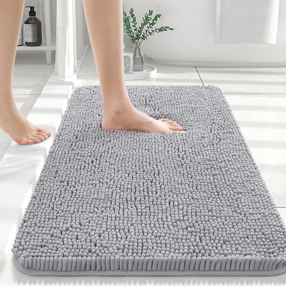 Bathroom Rug Mat Extra Soft Thick Absorbent Shaggy Bath