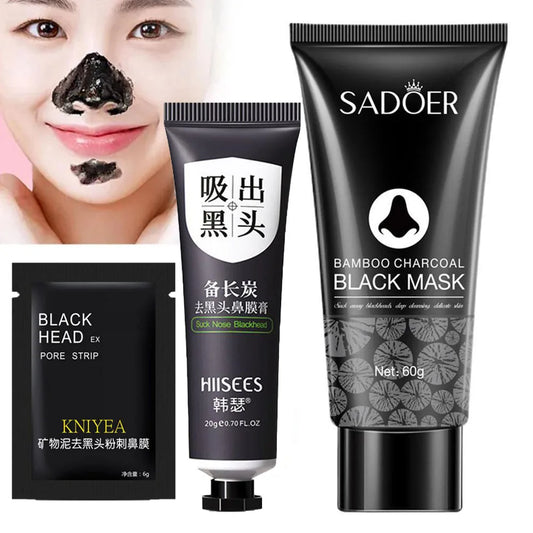 Deep Cleansing Black Mask Bamboo Charcoal Blackhead Remover Face Mask Skin